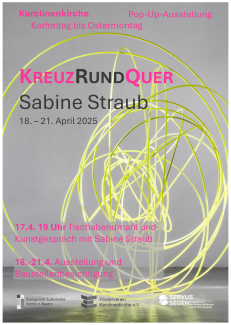 Plakat Ausstellung Sabine Straub